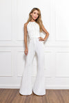 OFF WHITE BRAIDED GOLD RINGS DETAILS JUMPSUIT